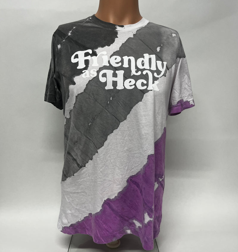 Proud As Heck: Asexual Flag Tie Dye Tee