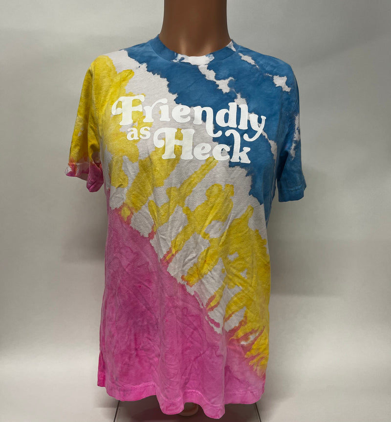 Proud As Heck: Pansexual Flag Tie Dye Tee