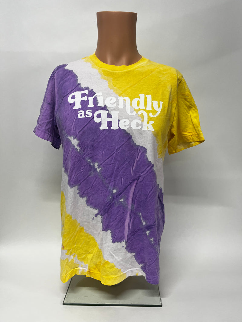 Proud As Heck: Intersex Flag Tie Dye Tee