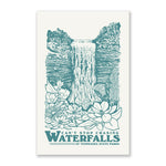 TNSP - Can't Stop Chasing Waterfalls Tea Towel