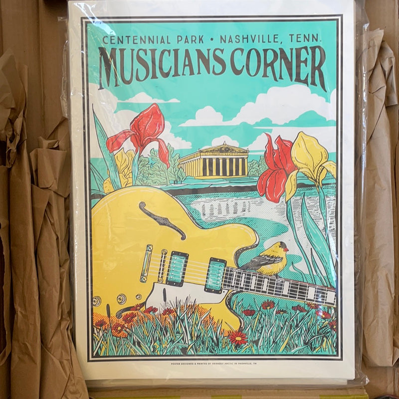 Musicians Corner Poster